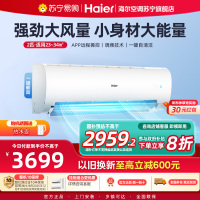 海尔(Haier)空调挂机劲铂2匹p变频冷暖新一级客厅卧室大风口节能省电KFR-48GW/24P1A181U1