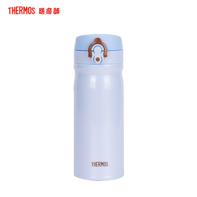 膳魔师不锈钢保温杯TCMB-400SAX蓝色400ML时尚轻便/304不锈钢/THERMOS通用