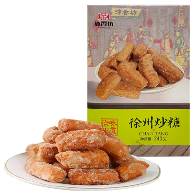 沐香坊徐州炒糖240g/盒云片糕龙须酥徐州特产伴手礼坊蜜三刀麻片花生酥点心传统味