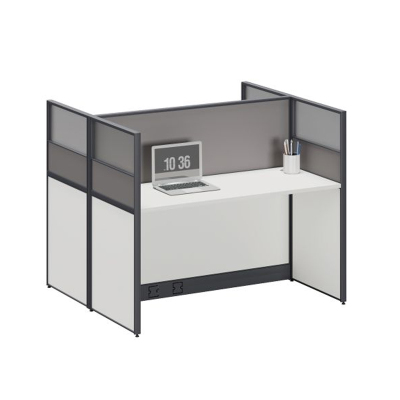 臻远ZYGW-104职员桌办公桌屏风工作卡位 对坐双人位