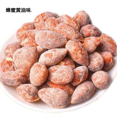 美国巴旦木仁连罐原味盐焗大杏仁扁桃仁坚果干新货蜂蜜黄油味250g*2罐