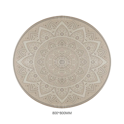 翌嘉YJ40802115 客厅沙发地毯免洗可擦圆形地垫