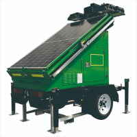 炽翼CHY-DT01自动化太阳能储电照明灯塔 绿色