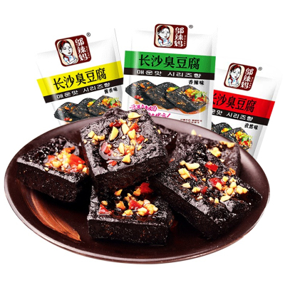 邬辣妈豆干长沙臭豆腐蒜蓉味10包湖南特产辣味零食辣条