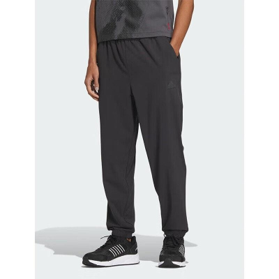 阿迪达斯男裤运动裤训练舒适快干休闲裤梭织长裤 JJ1301 D