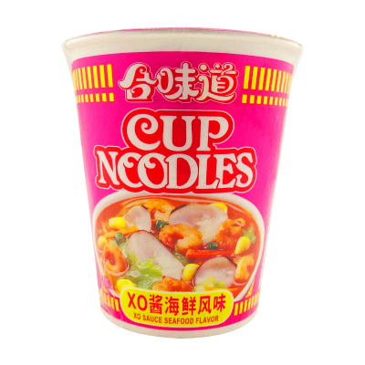 日清合味道方便面XO酱海鲜味1小杯面85g公仔面泡面快餐面休闲即食面（预售）