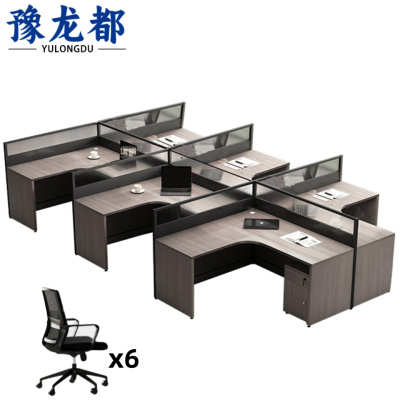 豫龙都屏风桌4.2m套