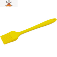 烘焙用硅胶毛刷烧烤油刷食品级面包蛋糕刷子可高温刮刀烙饼 敬平 大号黄色油刷