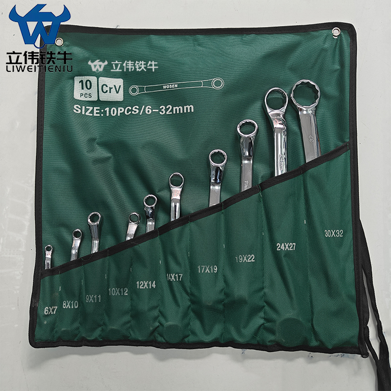 立伟铁牛梅花扳手10件/套