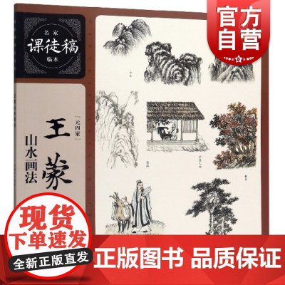 王蒙山水画法名家课徒稿临本 张德宁概述画具介绍画法解析原作赏析王蒙经典皴法分步讲解 上海人民美术出版社