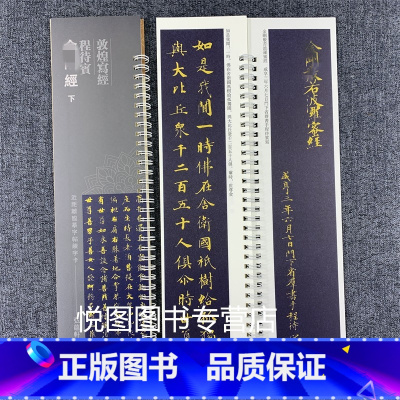 [正版]共2本 敦煌写经 程待宾 上下 近距离临摹字帖练习卡字卡繁体旁注原碑原帖楷书毛笔书法字帖弘蕴轩编