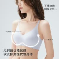 7A杯面印花超薄凉感高弹隐形痕内衣聚拢防下垂软支撑文胸