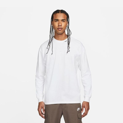 NIKE/耐克长袖T恤运动休闲舒适透气针织圆领男装DO7391-100 C