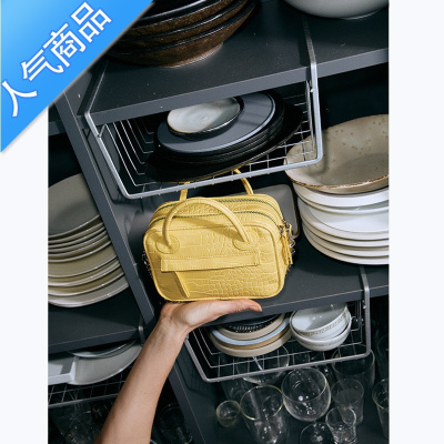 FENGHOU韩版鳄鱼纹包包2021春夏新款小众链条小方包网红单肩包女包斜挎包女斜挎包