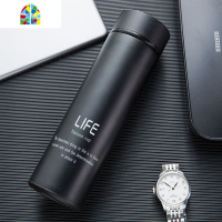 保温杯男大容量泡茶不锈钢茶杯刻字定制logo杯子创意个性潮流水杯 FENGHOU 晴空蓝500ml