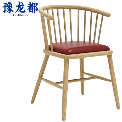 豫龙都实木椅50cm把