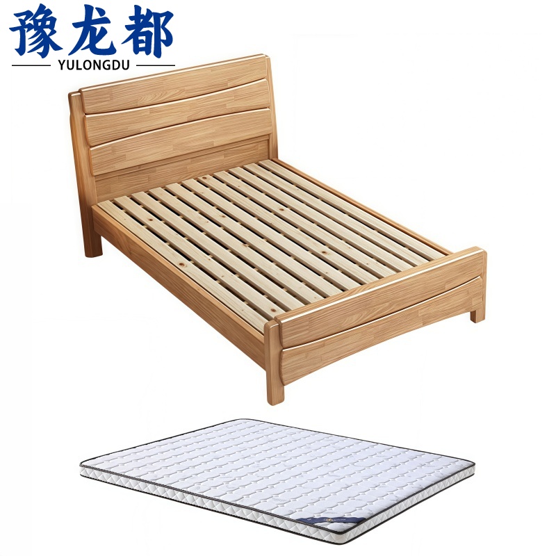 豫龙都 单人床+床垫 1m 套