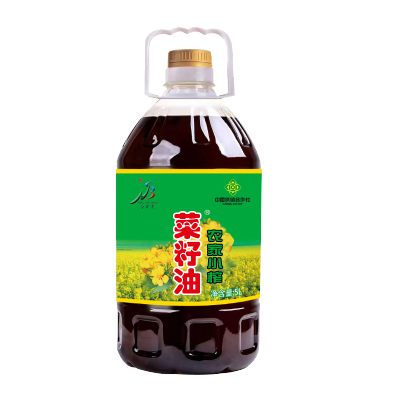 宁百晟农家小榨菜籽油5L/桶