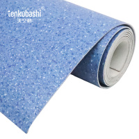 天空桥 PVC地板革 深蓝碎石纹2.0mm含安装 平方米