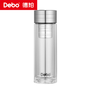 德铂玻璃杯磁吸茶杯加厚泡茶杯320ML