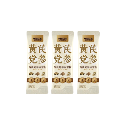 九阳豆浆黄芪党参豆浆粉20g*3条散装试饮 无添加蔗糖营养早餐