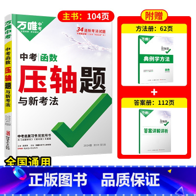 压轴题[函数] 初中通用 [正版]数学压轴题2024初中七年级动点专项训练几何函数精讲精练八年级物理九年级化学必刷题初三