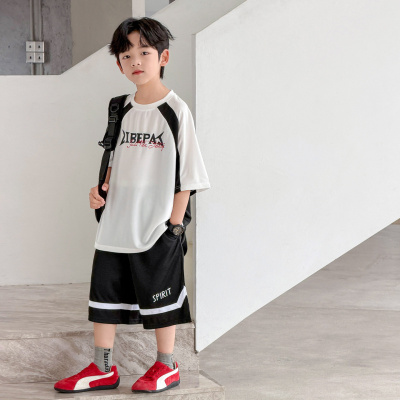 男童夏装套装2026新款儿童装夏款薄款中大童男孩夏季运动两件套潮