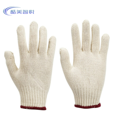 酷美智悦 棉线手套白色均码 KM-BH085 双