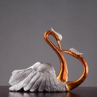 美帮汇天鹅酒架家居家装饰品摆件创意酒柜电视柜客厅玄关 结婚新婚