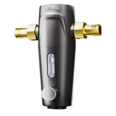 安吉尔前置过滤器40微米反冲洗压力表监控全屋家用净水器 全新升级大流量终身免换芯J3217-GWG-4000