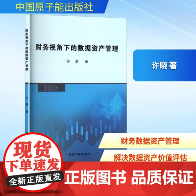 财务视角下的数据资产管理 许晓 著 计算机软件工程(新)专业科技 正版图书籍 中国原子能出版社