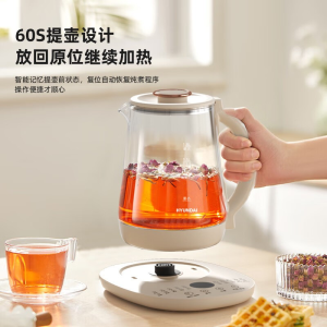 HYUNDAI韩国现代 电热水壶(养生壶)1.8升DC5B07白色