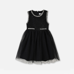 [1件3折]铅笔俱乐部秋冬新品女童连衣裙中大童小香风裙子儿童背心裙