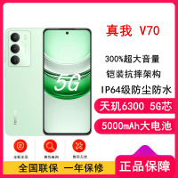 [全新]真我V70 苍山绿 6GB+128GB 天玑6300芯 5G芯 5000毫安大电池 5G智能手机