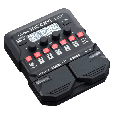 电吉他综合效果器G1FOUR内置鼓机录音循环音箱模拟