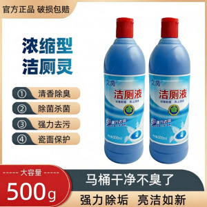 艾莴洁厕液500ml*2瓶挂壁持久除菌除臭去尿垢黄垢不伤瓷面去异味家用