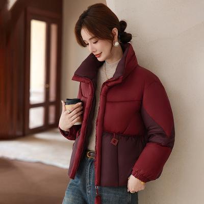 妈妈装面包服中老年女士休闲保暖外套棉衣女40-60岁中年装短款冬