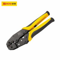 波斯(BOSI)棘轮式端子压接钳(D2119A BS432119)把
