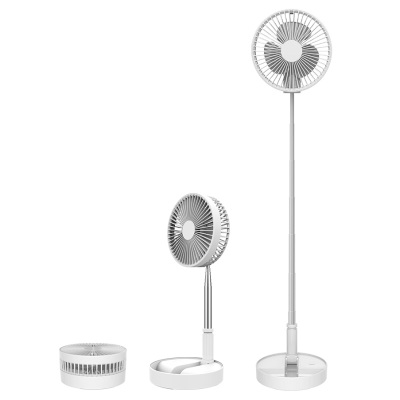 艾美特usb小风扇家用桌面可伸缩折叠迷你便携充电学生宿舍用