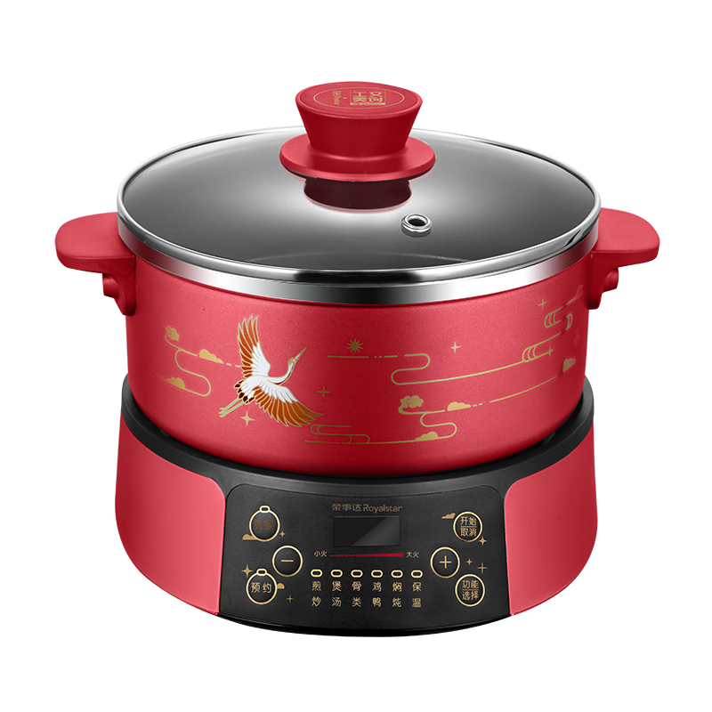 荣事达(Royalstar) 3L大火力快速加热云中飞鹤电火锅RHG-S30FG