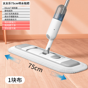 正品太太乐大号喷水拖把消毒喷雾平板拖把尘推墩布家用懒人拖布桶扫把套装