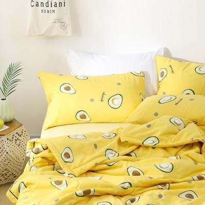 家柏饰(CORATED)水洗空调被夏凉被双单人夏薄被子薄款夏天夏被阳光牛油果T