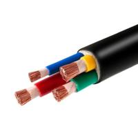 铭远 国标阻燃铜芯电缆线ZR-VVR4芯3+1型软护套线 3*10+1*6平方/米