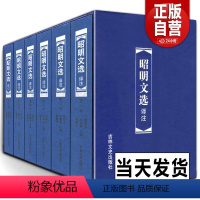 [正版]精装函盒版 昭明文选译注(六册)6册周代至六朝梁代七百余篇赋骈文题解原文注释译文言文总集中国古典文学作品集