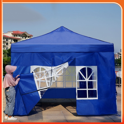 雨加厚四脚大伞遮雨棚子闪电客遮阳四角围布帐篷布伸缩式四方摆摊户外