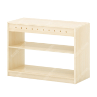 华森葳儿童家具 中空2层柜-实木