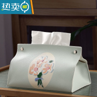 敬平万物可爱 纸巾盒棉麻客厅家用车用卫生间餐巾纸盒抽纸盒抽纸套 款式(2)[普通材料]