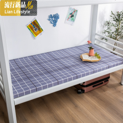 学生海绵床垫1米宿舍0.8单人0.9x1.9硬垫80cm寝室1.2m上下铺垫被 三维工匠