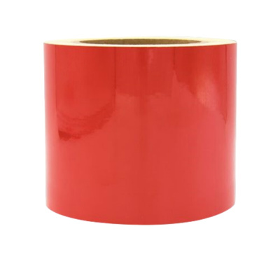 途务 反光警示胶带 红色晶格10cm*25m 卷