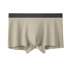 60S内裤男士秋冬男土纯棉平角裤厂家贴牌定制a类棉无痕内裤男